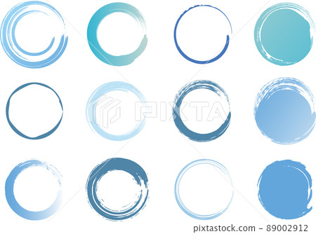Brush circle set blue Brush circle set blue 89002912