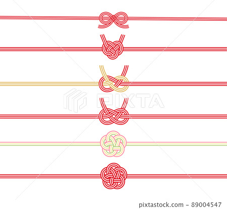 Mizuhiki illustration set 89004547