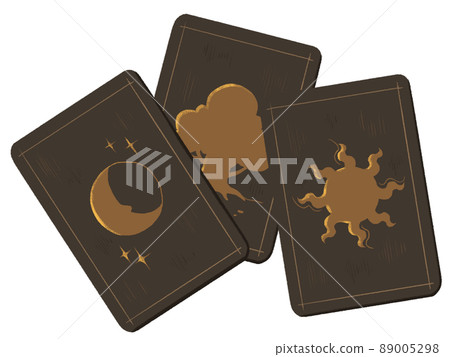 Tarot card illustration collection. Fortune tellers cards set.  89005298