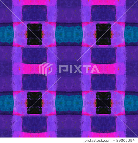 Beautiful colorful textured geometric seamless pattern 89005394