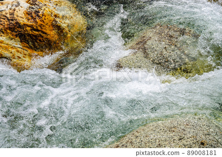 A violently flowing river, the Otagiri River 89008181