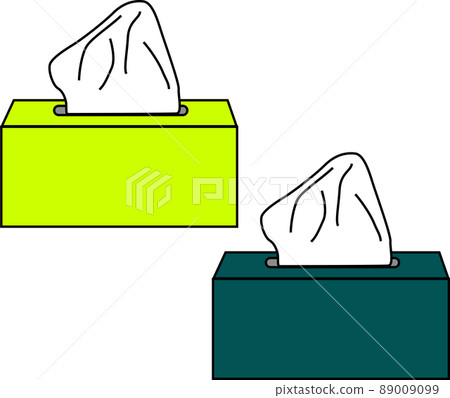 Illustration material of tissue seen from the front 89009099