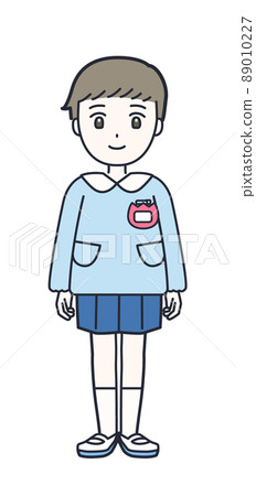 穿著工作服的幼兒園男孩 89010227