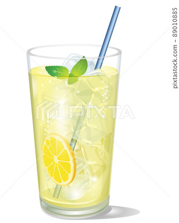 Illustration of refreshing lemonade, lemon soda, lemon sour Illustration of refreshing lemonade, lemon soda, lemon sour 89010885