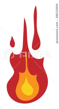 Flame illustration 89010944