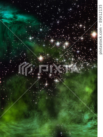 Star field in space and a nebulae Star field in space and a nebulae 89012135