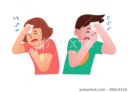 Illustration about viral infectious disease. 89014419