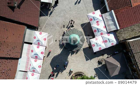 Aerial Sebilj Fountain Aerial Sebilj Fountain 89014479