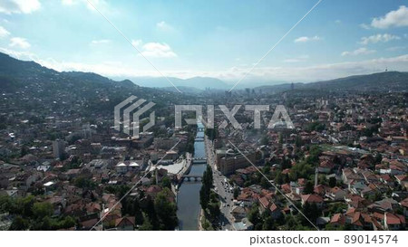 Miljacka River On Sarajevo Miljacka River On Sarajevo 89014574