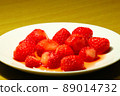 白盤冷凍草莓 89014732