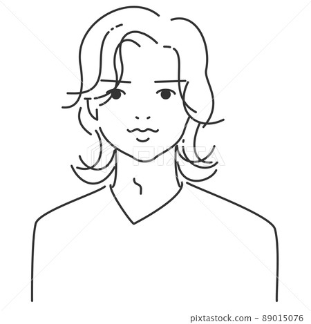 Boy with a line drawing with a transparent background 3 Boy with a line drawing with a transparent background 3 89015076