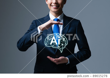 年輕的商人 DX / Ai 圖像 89015278