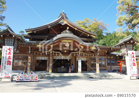 Takekoma Shrine Haiden / Shichigosan Shrine (Iwanuma City, Miyagi Prefecture) 89015570