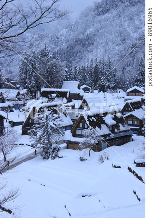 冬天的五箇山(相倉合掌造村) 冬天的五箇山(相倉合掌造村) 89016965