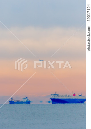 Evening view of Tokyo Bay Evening view of Tokyo Bay 89017104