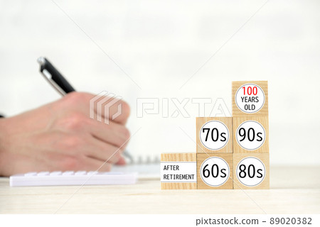 100年的生命和終身學習形象 100年的生命和終身學習形象 89020382
