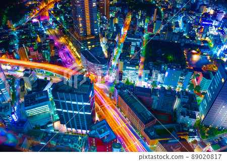 Image of transportation and logistics in big cities 89020817
