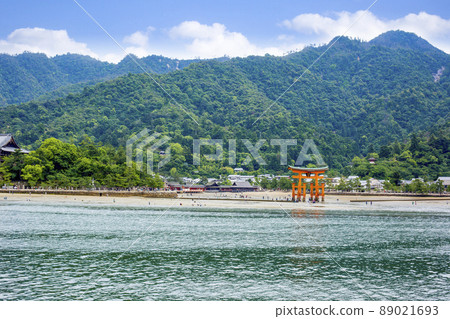 在廣島縣的嚴島神社 在廣島縣的嚴島神社 89021693