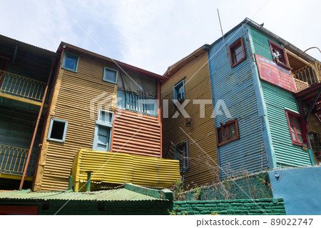 Caminito painted houses, La Boca, Buenos Aires 89022747