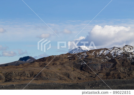 Vatnajokull glacier near Kverfjoll area, Iceland nature Vatnajokull glacier near Kverfjoll area, Iceland nature 89022831