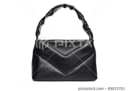 small women's black stylish leather bag 89023701