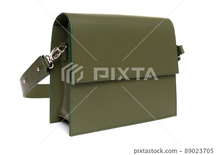 stylish women's leather bag Swamp color 89023705