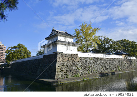 100 Fine Castles of Japan, Oita Funai Castle, Southwest Corner Tower 89024021