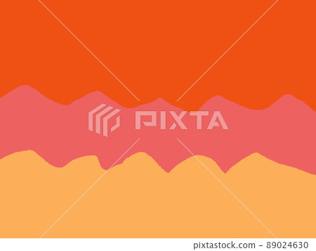 “設計”用鋸齒狀邊框繪製橙色 89024630