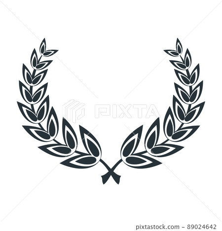 Award laurel decoration element. Laurel wreath. First place award. Award laurel decoration element. Laurel wreath. First place award. 89024642