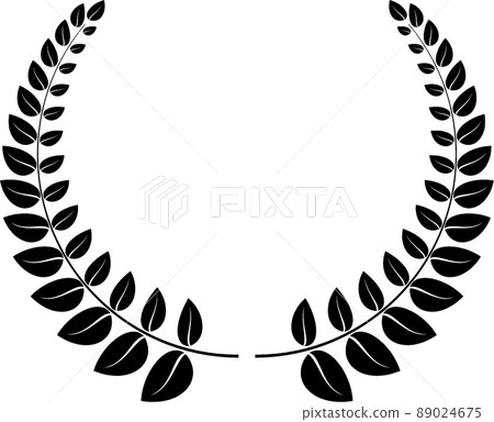 Award laurel decoration element. Laurel wreath. First place award. Award laurel decoration element. Laurel wreath. First place award. 89024675