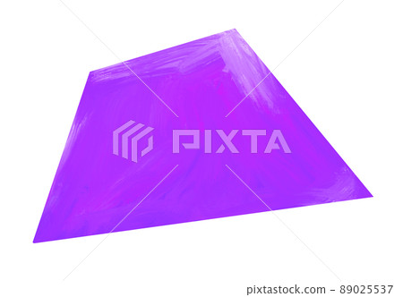 Trapezoid shape oil painting stroke texture artistic art Trapezoid shape oil painting stroke texture artistic art 89025537