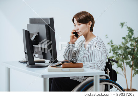 殘疾女性輪椅的就業 89027202