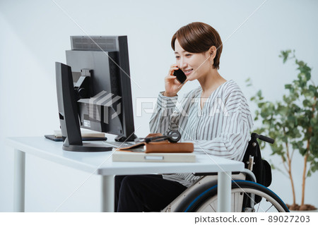 Employment of women with disabilities Wheelchairs Employment of women with disabilities Wheelchairs 89027203