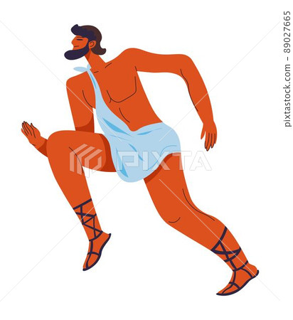 Ancient sports in rome and greece, athletic man 89027665