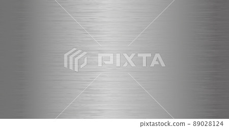 Panoramic background silver steel metal texture - Vector 89028124