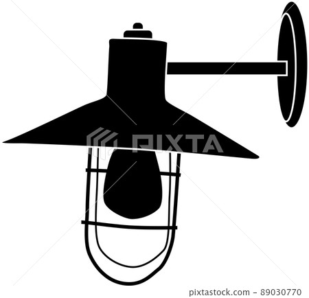 Fashionable light bulb silhouette 89030770