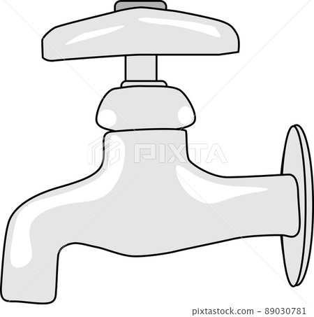 Illustration of a simple faucet Illustration of a simple faucet 89030781