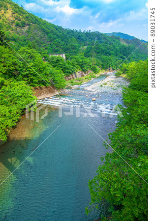 松木溪谷 自然環境再生 松木川 初夏風光 松木溪谷 自然環境再生 松木川 初夏風光 89031745