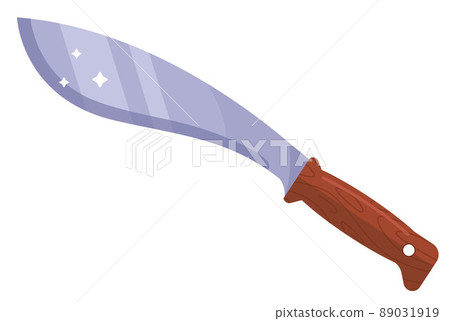 iron sharp machete with a wooden handle. iron sharp machete with a wooden handle. 89031919