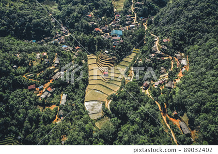 Ban Huai Hom Christendom, village in the jungle and valley in Mae Hong Son, Thailand Ban Huai Hom Christendom, village in the jungle and valley in Mae Hong Son, Thailand 89032402