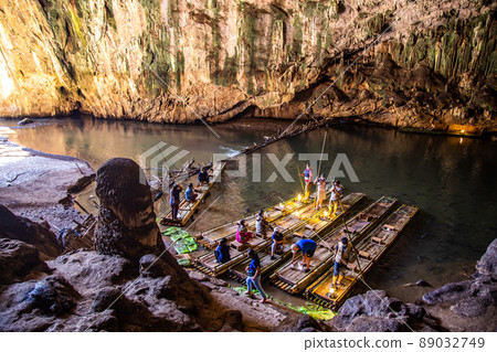 Tham Lod Cave near Pai, in Mae Hong Son, Thailand 89032749