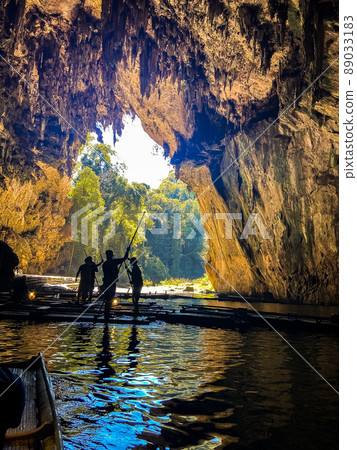 Tham Lod Cave near Pai, in Mae Hong Son, Thailand Tham Lod Cave near Pai, in Mae Hong Son, Thailand 89033183