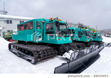 Snowmobile, snowplow, winter work vehicle 89034055