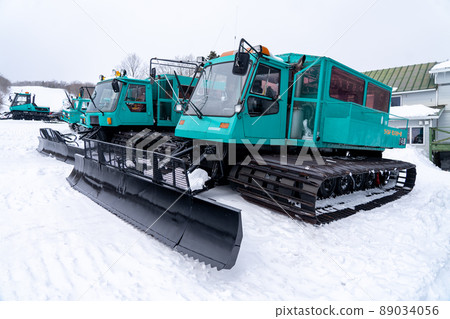 Snowmobile, snowplow, winter work vehicle 89034056
