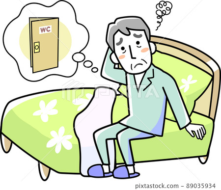 一個老人因為想上廁所而醒來 89035934