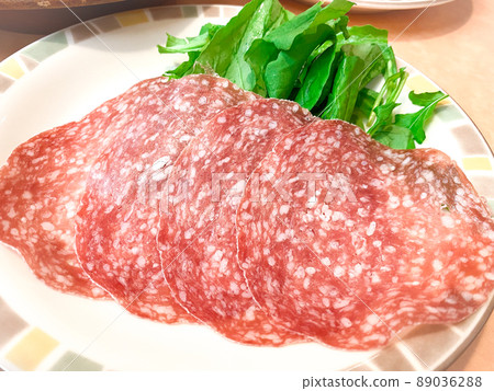 Aged Milan salami 89036288