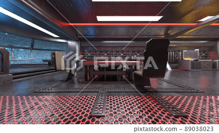 Scenery inside the spacecraft 89038023