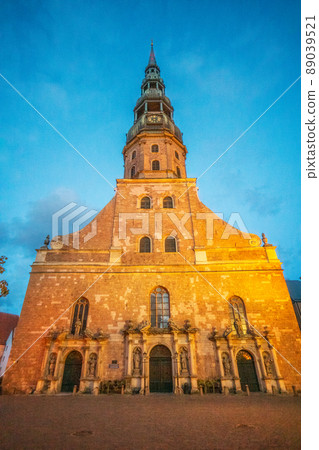 Latvia Riga Old Town St. Peter's Church 89039521