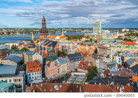 Latvia Riga Old Town Observatory Scenery 89040005