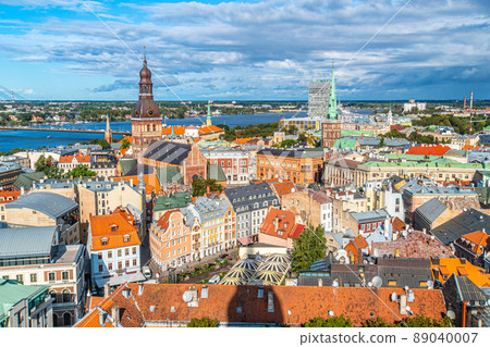 Latvia Riga Old Town Observatory Scenery 89040007